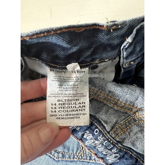 Wrangler Retro Jeans Youth Boys 14 Regular (28x28) Blue Relaxed Bootcut  Western - Picture 5 of 6